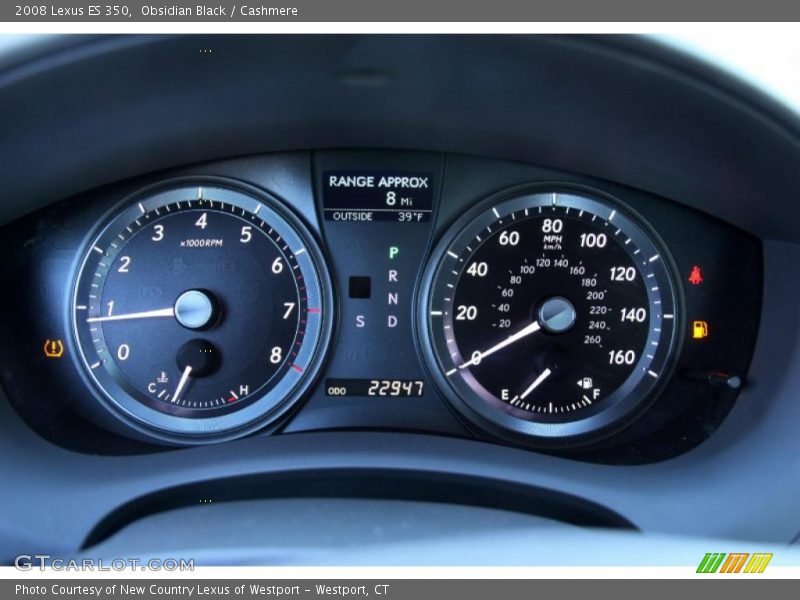 Obsidian Black / Cashmere 2008 Lexus ES 350