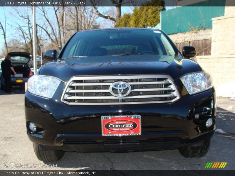 Black / Black 2010 Toyota Highlander SE 4WD