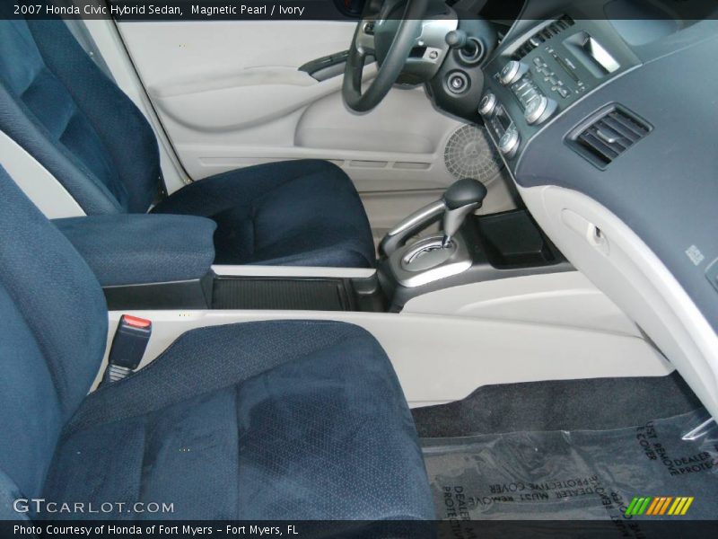 Magnetic Pearl / Ivory 2007 Honda Civic Hybrid Sedan
