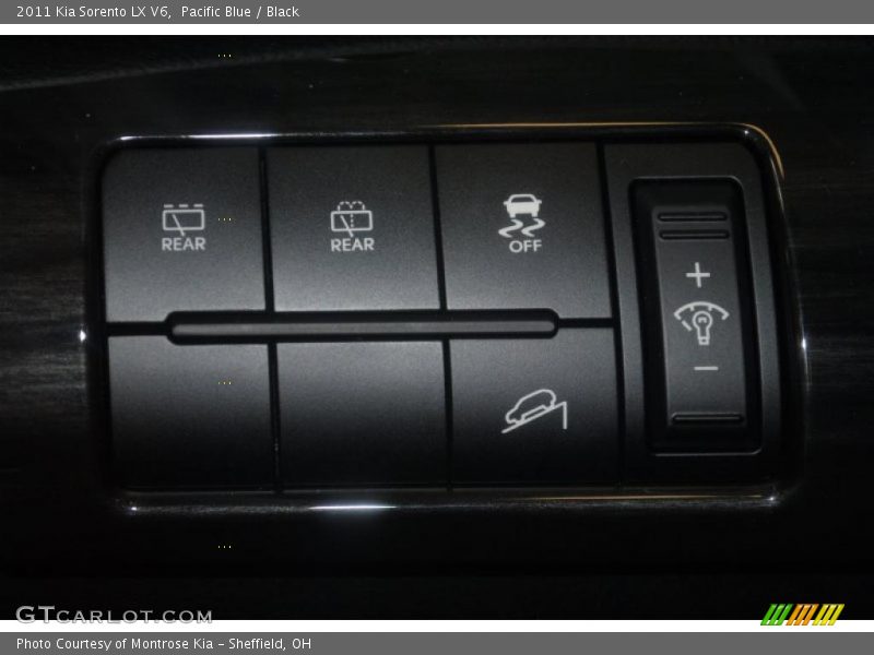 Pacific Blue / Black 2011 Kia Sorento LX V6