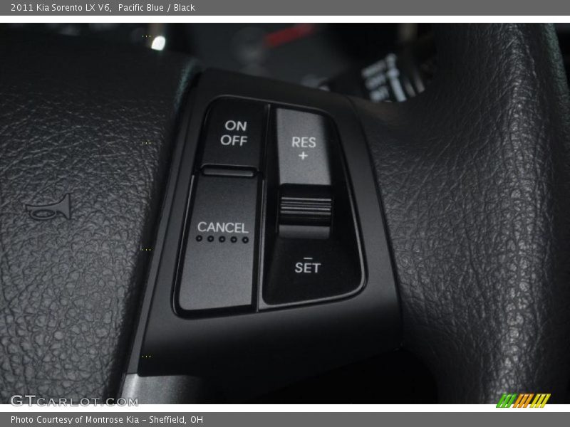Pacific Blue / Black 2011 Kia Sorento LX V6
