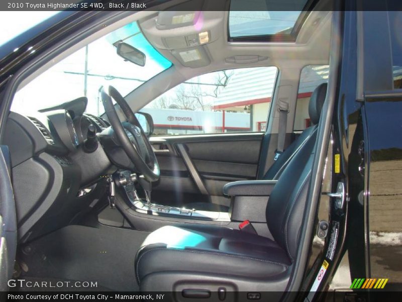 Black / Black 2010 Toyota Highlander SE 4WD