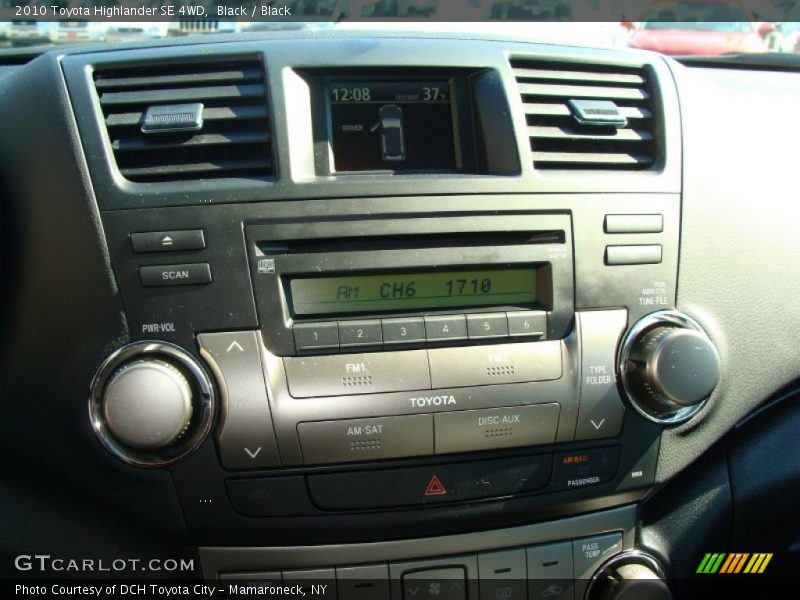 Black / Black 2010 Toyota Highlander SE 4WD