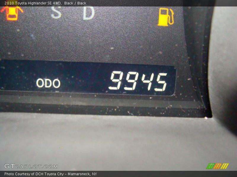 Black / Black 2010 Toyota Highlander SE 4WD
