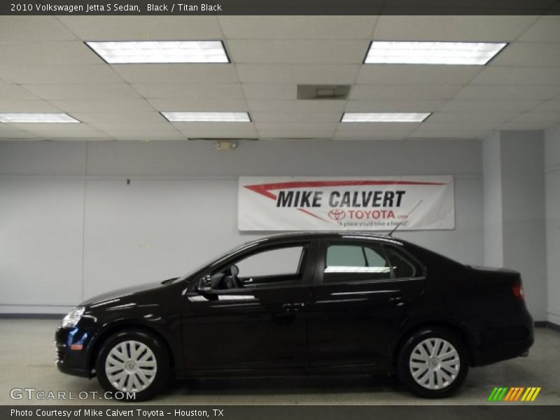 Black / Titan Black 2010 Volkswagen Jetta S Sedan