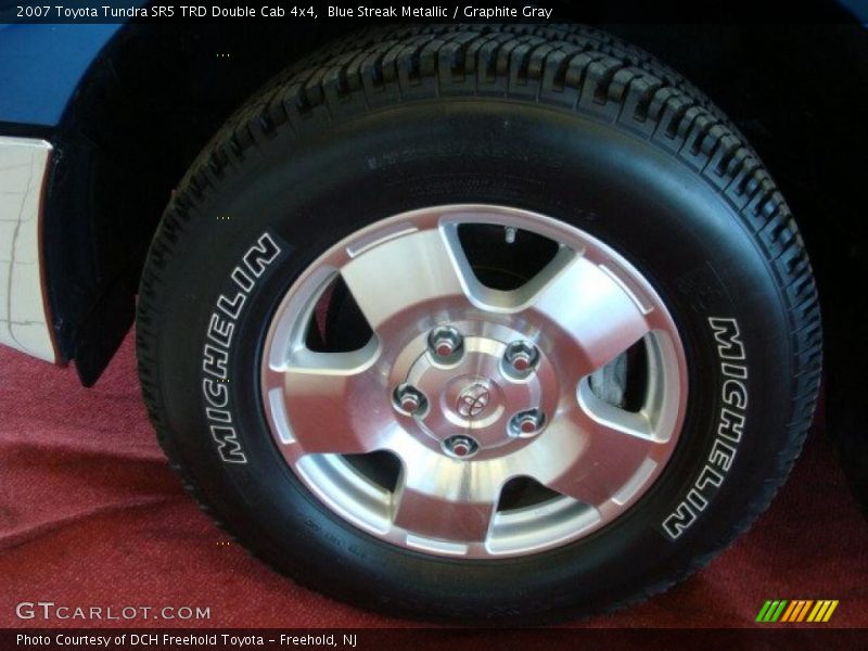Blue Streak Metallic / Graphite Gray 2007 Toyota Tundra SR5 TRD Double Cab 4x4