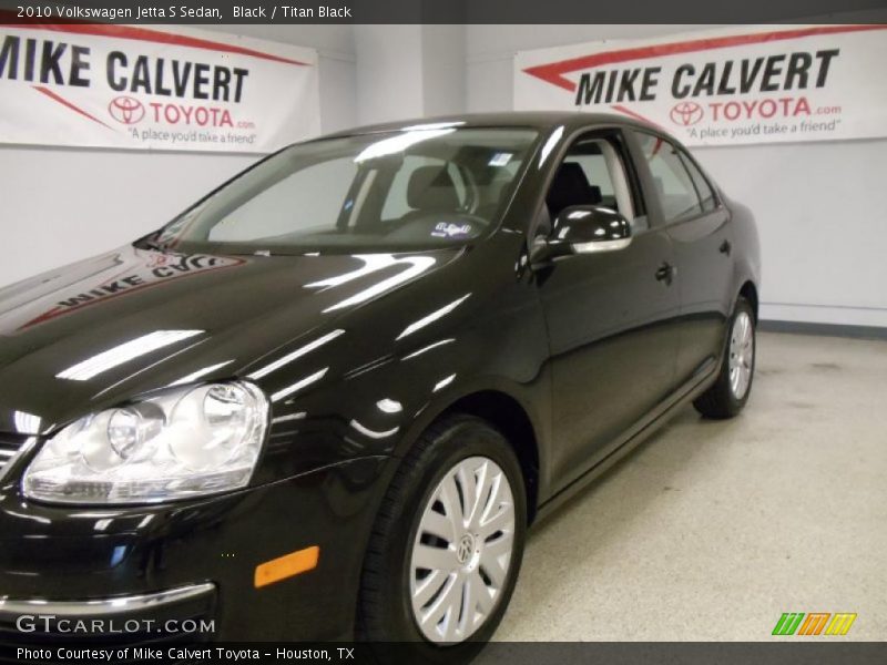 Black / Titan Black 2010 Volkswagen Jetta S Sedan