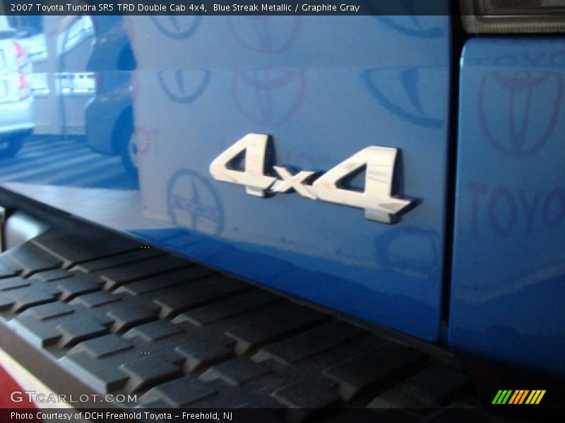 Blue Streak Metallic / Graphite Gray 2007 Toyota Tundra SR5 TRD Double Cab 4x4