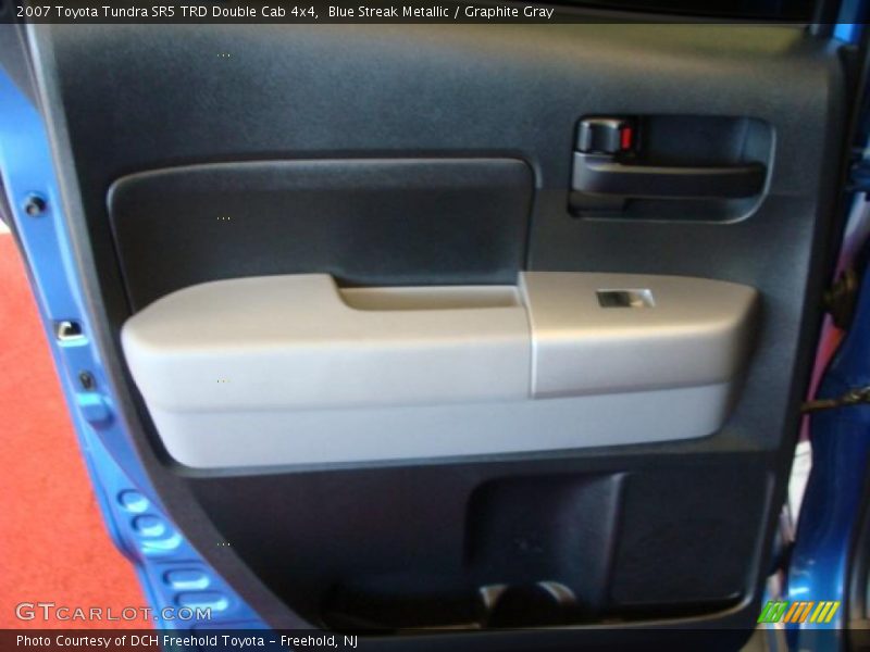 Blue Streak Metallic / Graphite Gray 2007 Toyota Tundra SR5 TRD Double Cab 4x4