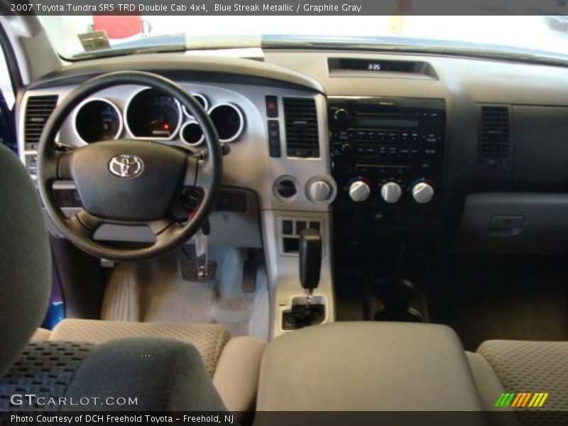 Blue Streak Metallic / Graphite Gray 2007 Toyota Tundra SR5 TRD Double Cab 4x4