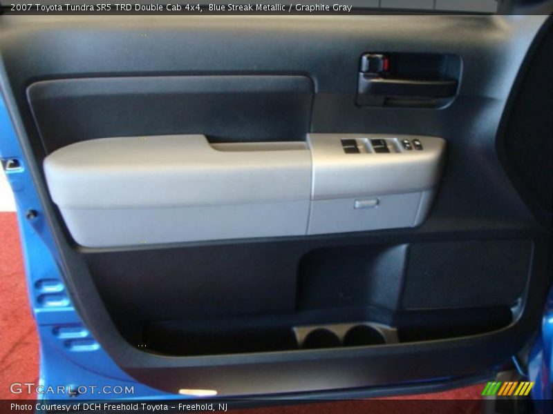 Blue Streak Metallic / Graphite Gray 2007 Toyota Tundra SR5 TRD Double Cab 4x4