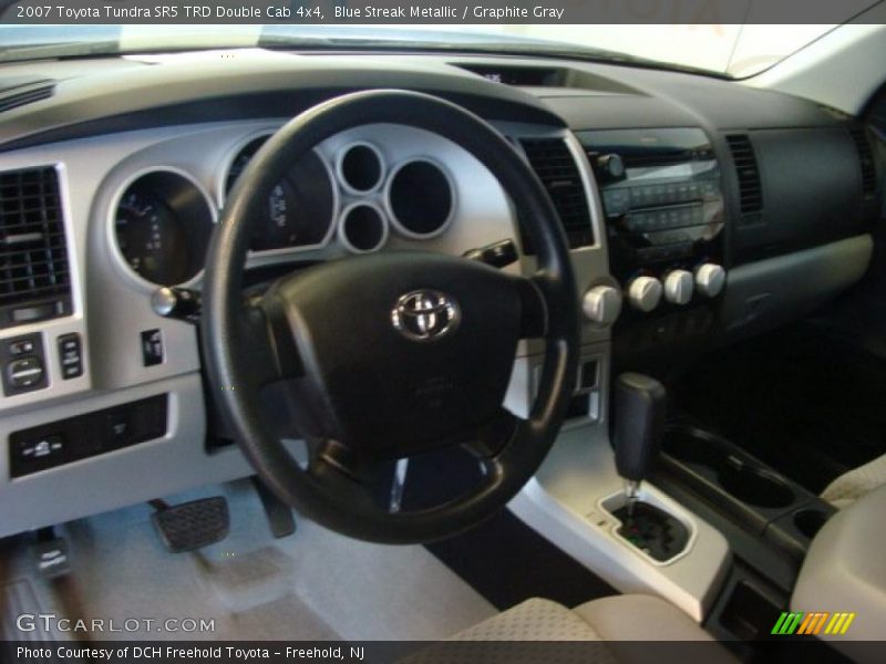 Blue Streak Metallic / Graphite Gray 2007 Toyota Tundra SR5 TRD Double Cab 4x4