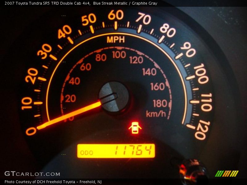 Blue Streak Metallic / Graphite Gray 2007 Toyota Tundra SR5 TRD Double Cab 4x4