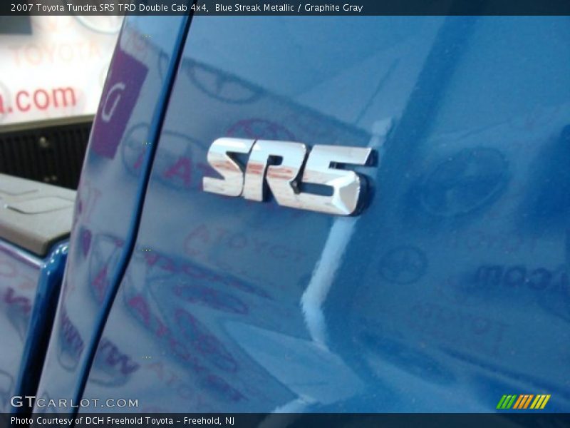 Blue Streak Metallic / Graphite Gray 2007 Toyota Tundra SR5 TRD Double Cab 4x4
