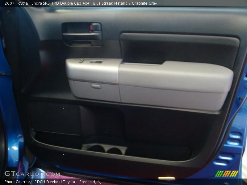 Blue Streak Metallic / Graphite Gray 2007 Toyota Tundra SR5 TRD Double Cab 4x4