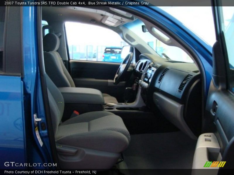 Blue Streak Metallic / Graphite Gray 2007 Toyota Tundra SR5 TRD Double Cab 4x4