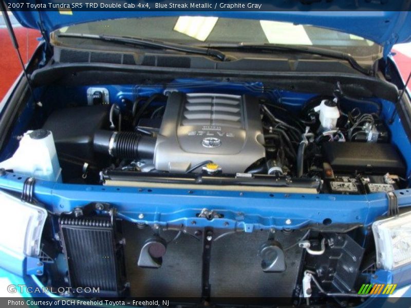 Blue Streak Metallic / Graphite Gray 2007 Toyota Tundra SR5 TRD Double Cab 4x4