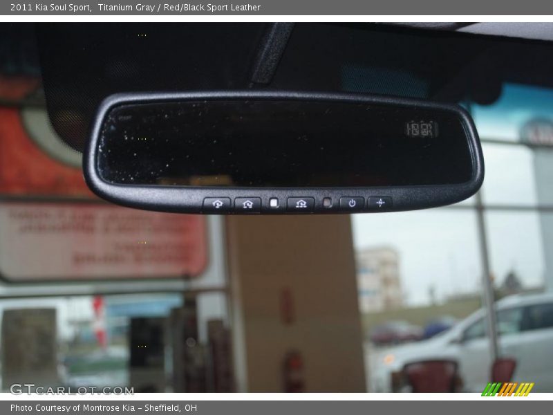 Titanium Gray / Red/Black Sport Leather 2011 Kia Soul Sport