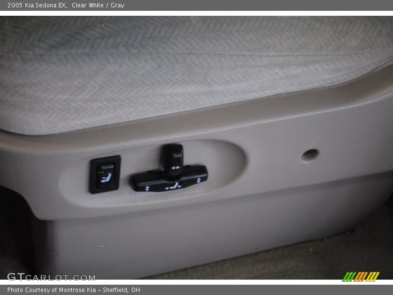 Clear White / Gray 2005 Kia Sedona EX