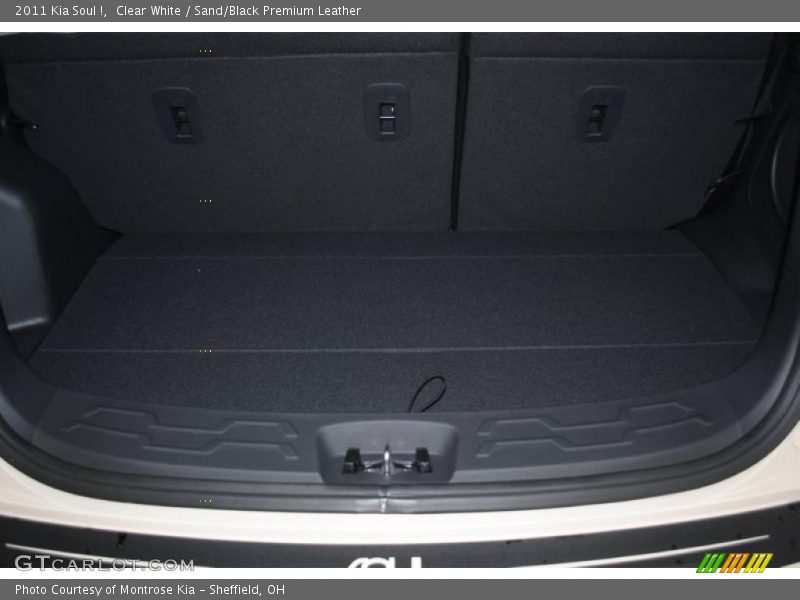 Clear White / Sand/Black Premium Leather 2011 Kia Soul !
