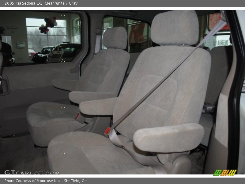 Clear White / Gray 2005 Kia Sedona EX