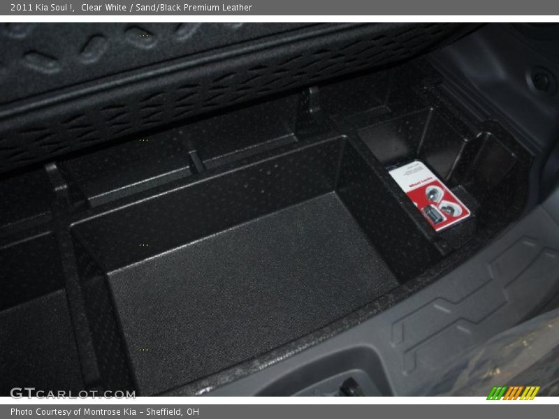 Clear White / Sand/Black Premium Leather 2011 Kia Soul !