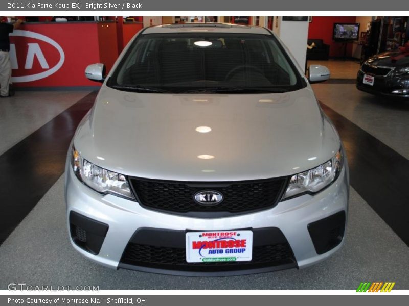 Bright Silver / Black 2011 Kia Forte Koup EX