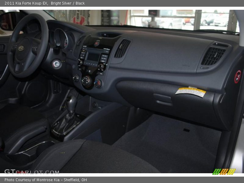 Bright Silver / Black 2011 Kia Forte Koup EX