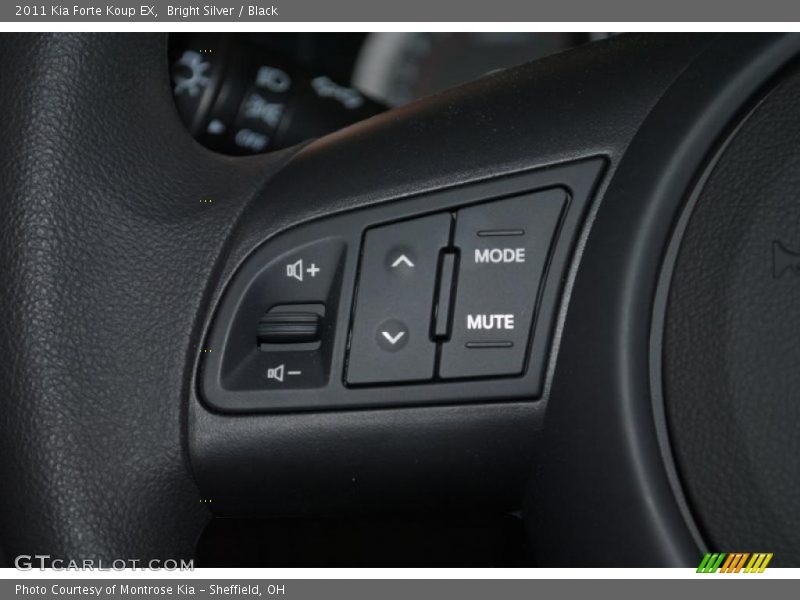 Bright Silver / Black 2011 Kia Forte Koup EX