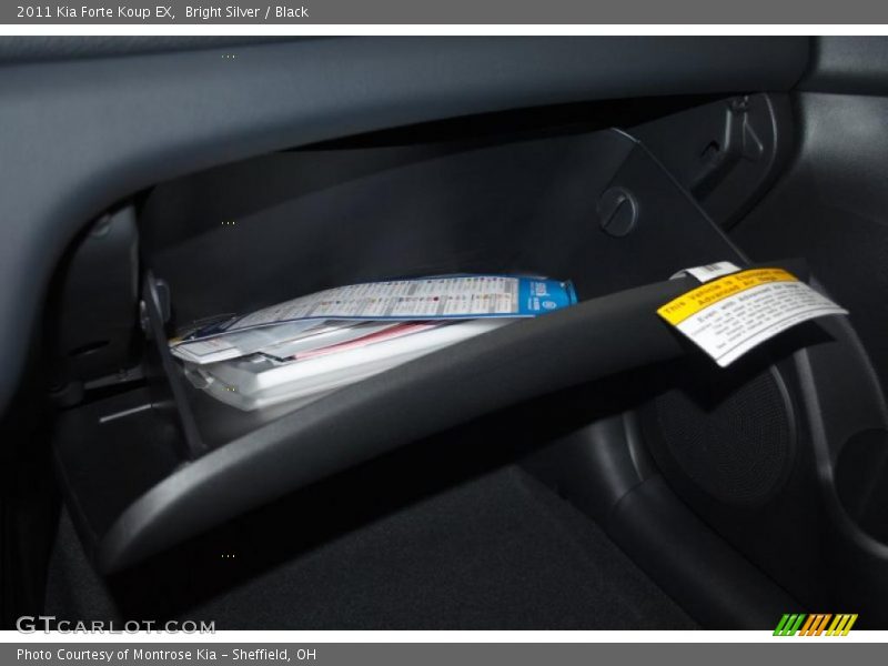 Bright Silver / Black 2011 Kia Forte Koup EX