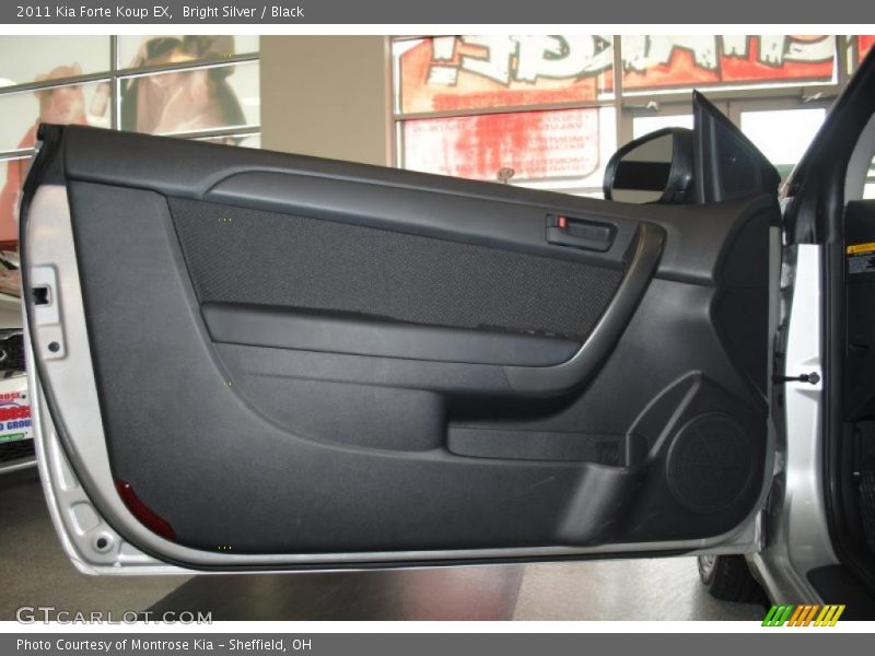 Bright Silver / Black 2011 Kia Forte Koup EX