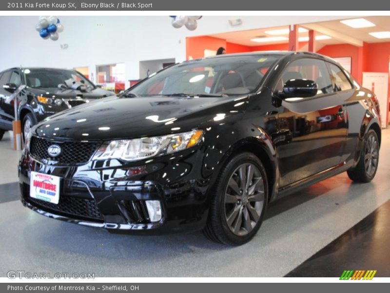 Ebony Black / Black Sport 2011 Kia Forte Koup SX