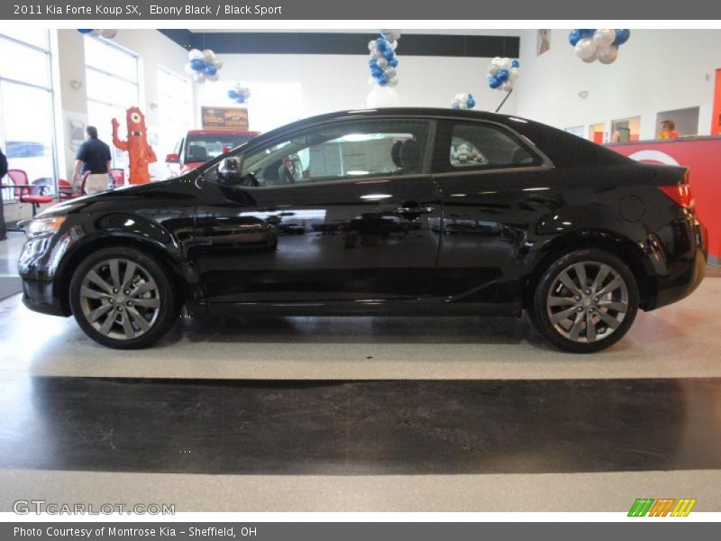 Ebony Black / Black Sport 2011 Kia Forte Koup SX
