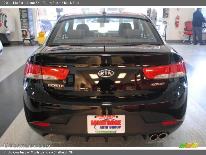 Ebony Black / Black Sport 2011 Kia Forte Koup SX