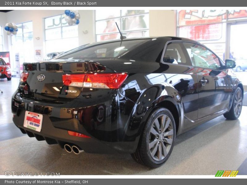 Ebony Black / Black Sport 2011 Kia Forte Koup SX