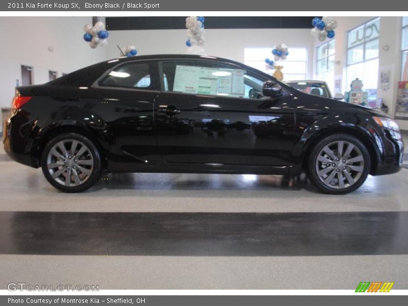Ebony Black / Black Sport 2011 Kia Forte Koup SX
