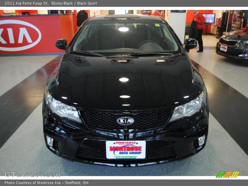 Ebony Black / Black Sport 2011 Kia Forte Koup SX