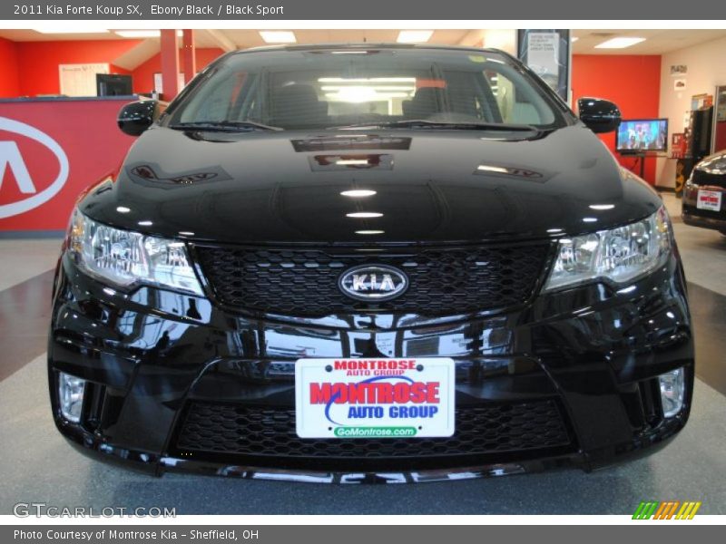 Ebony Black / Black Sport 2011 Kia Forte Koup SX