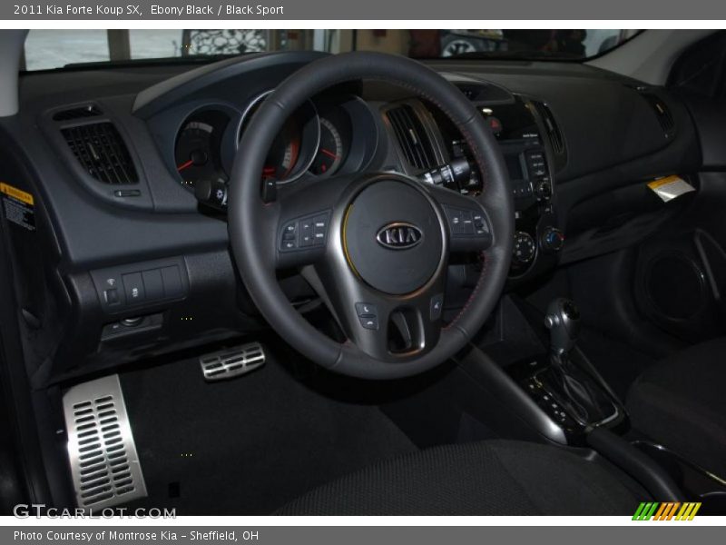 Ebony Black / Black Sport 2011 Kia Forte Koup SX