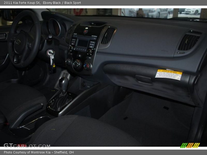 Ebony Black / Black Sport 2011 Kia Forte Koup SX