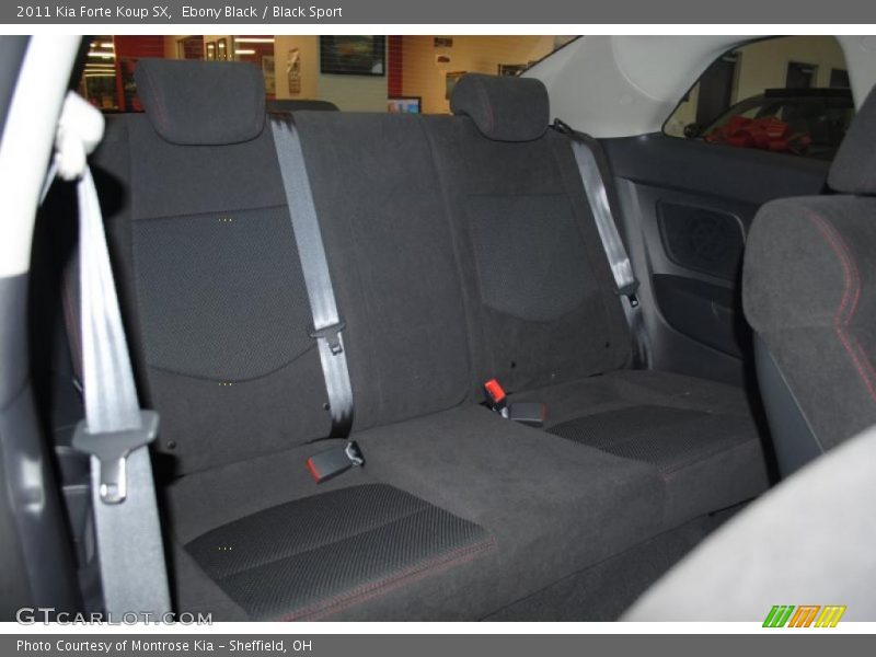 Ebony Black / Black Sport 2011 Kia Forte Koup SX