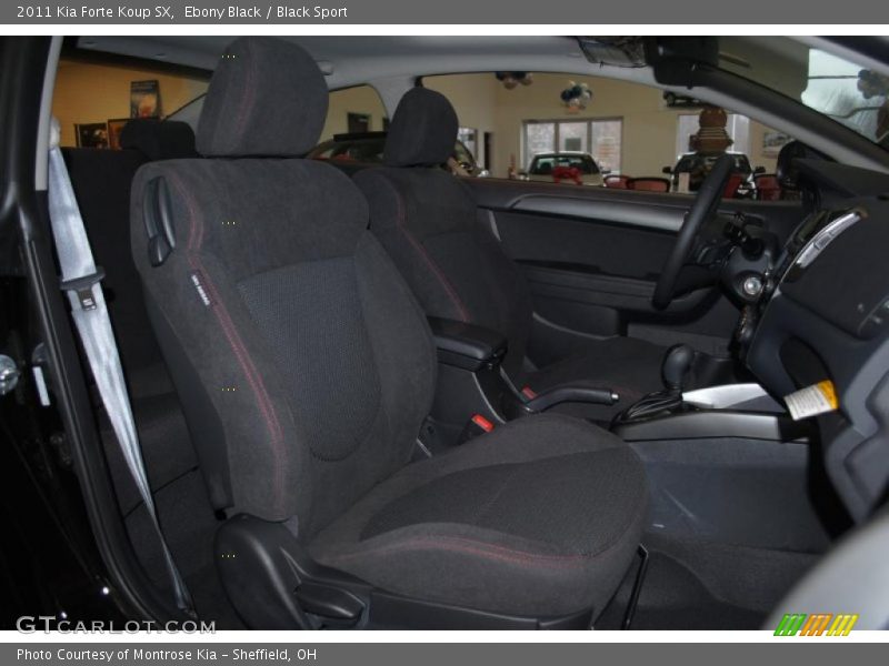 Ebony Black / Black Sport 2011 Kia Forte Koup SX
