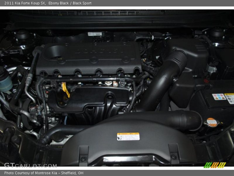 Ebony Black / Black Sport 2011 Kia Forte Koup SX