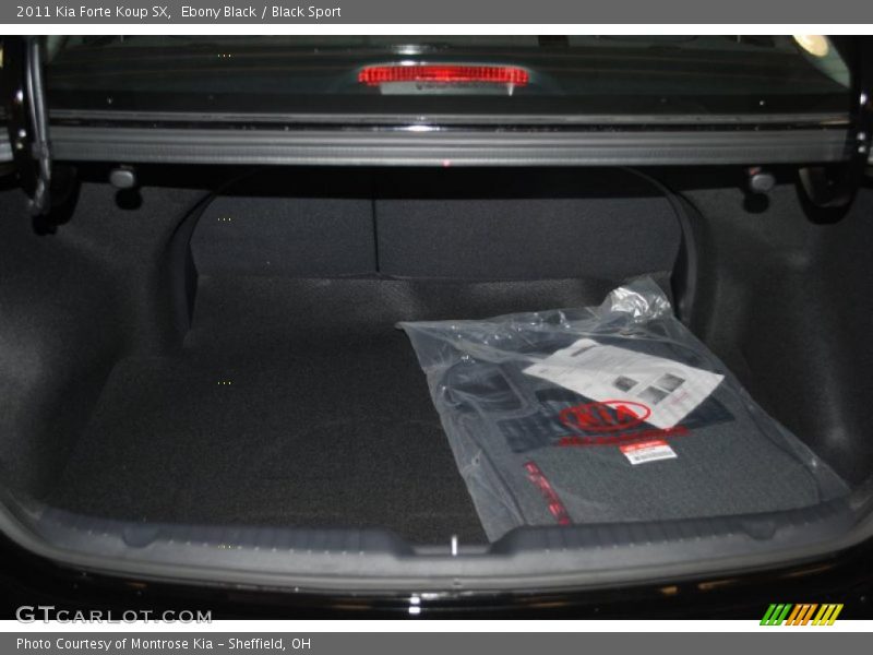 Ebony Black / Black Sport 2011 Kia Forte Koup SX