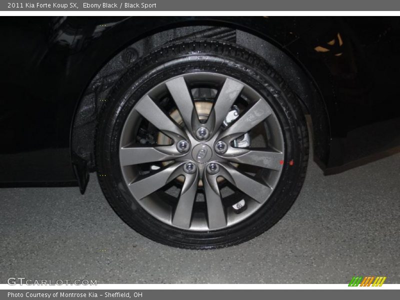 Ebony Black / Black Sport 2011 Kia Forte Koup SX