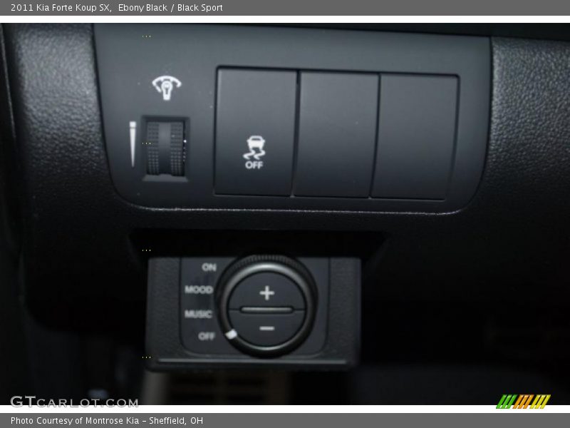 Ebony Black / Black Sport 2011 Kia Forte Koup SX