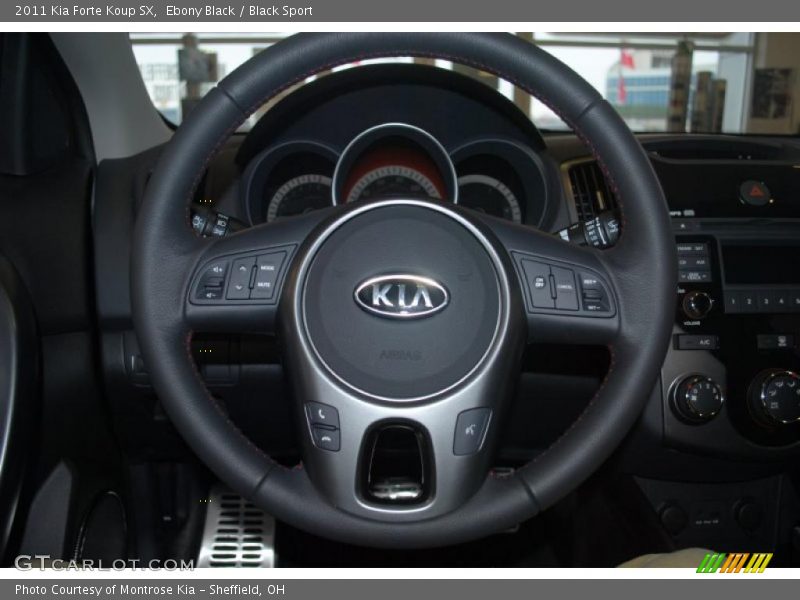Ebony Black / Black Sport 2011 Kia Forte Koup SX