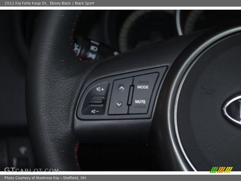 Ebony Black / Black Sport 2011 Kia Forte Koup SX