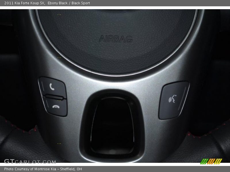 Ebony Black / Black Sport 2011 Kia Forte Koup SX