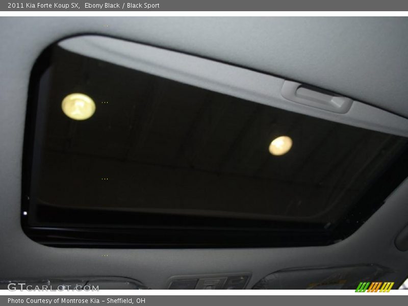 Ebony Black / Black Sport 2011 Kia Forte Koup SX